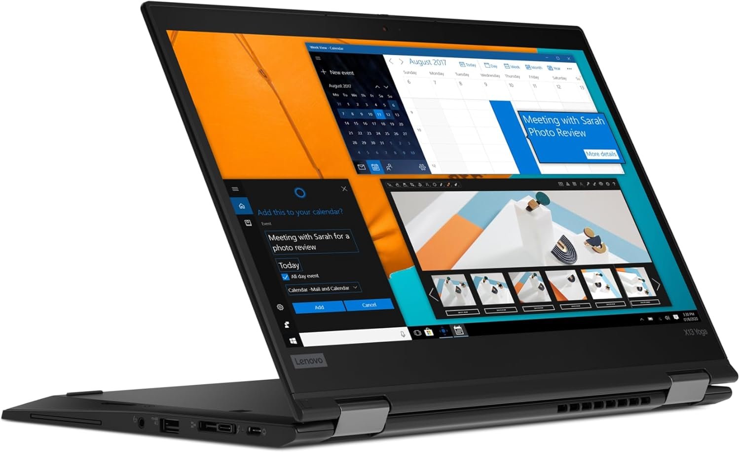 Thinkpad X13 Yoga 2-in-1 Laptop - Core i7-10610U - 16GB RAM - 256GB NVME M.2 SSD - 13.3” IPS FHD 360 Degree Touchscreen Display - Original Pen - Renewed